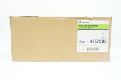 Halyard 47571 Expanded Chamber Surgical Mask, Blue - Case of 300